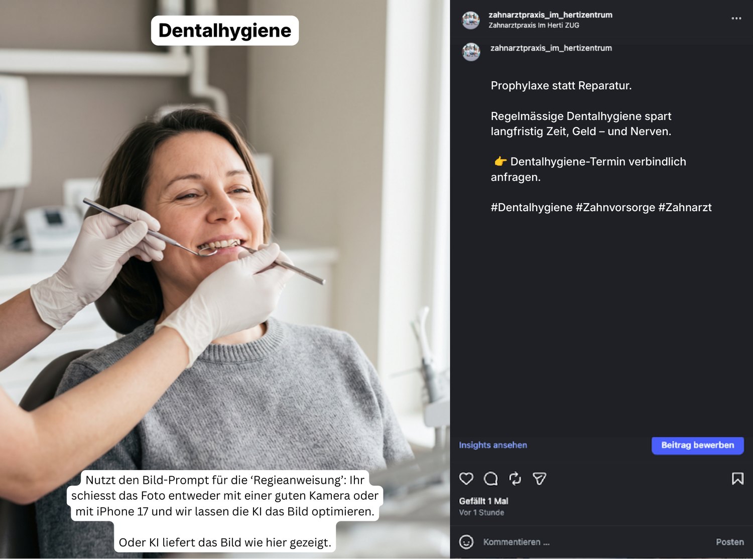 Post-Vorschlag 17 — „Prophylaxe statt Reparatur“ — die Bild-Variante.