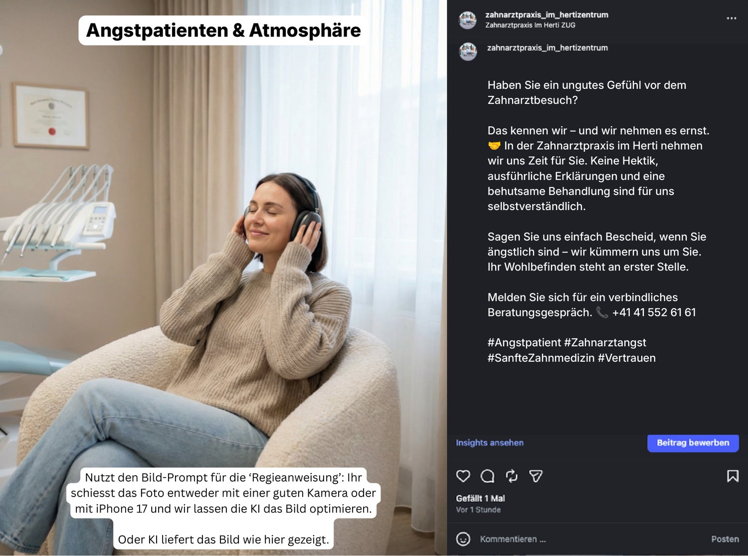 Post-Vorschlag 18 — „Ungutes Gefühl vor dem Besuch?“ — Angstpatienten ernst genommen.